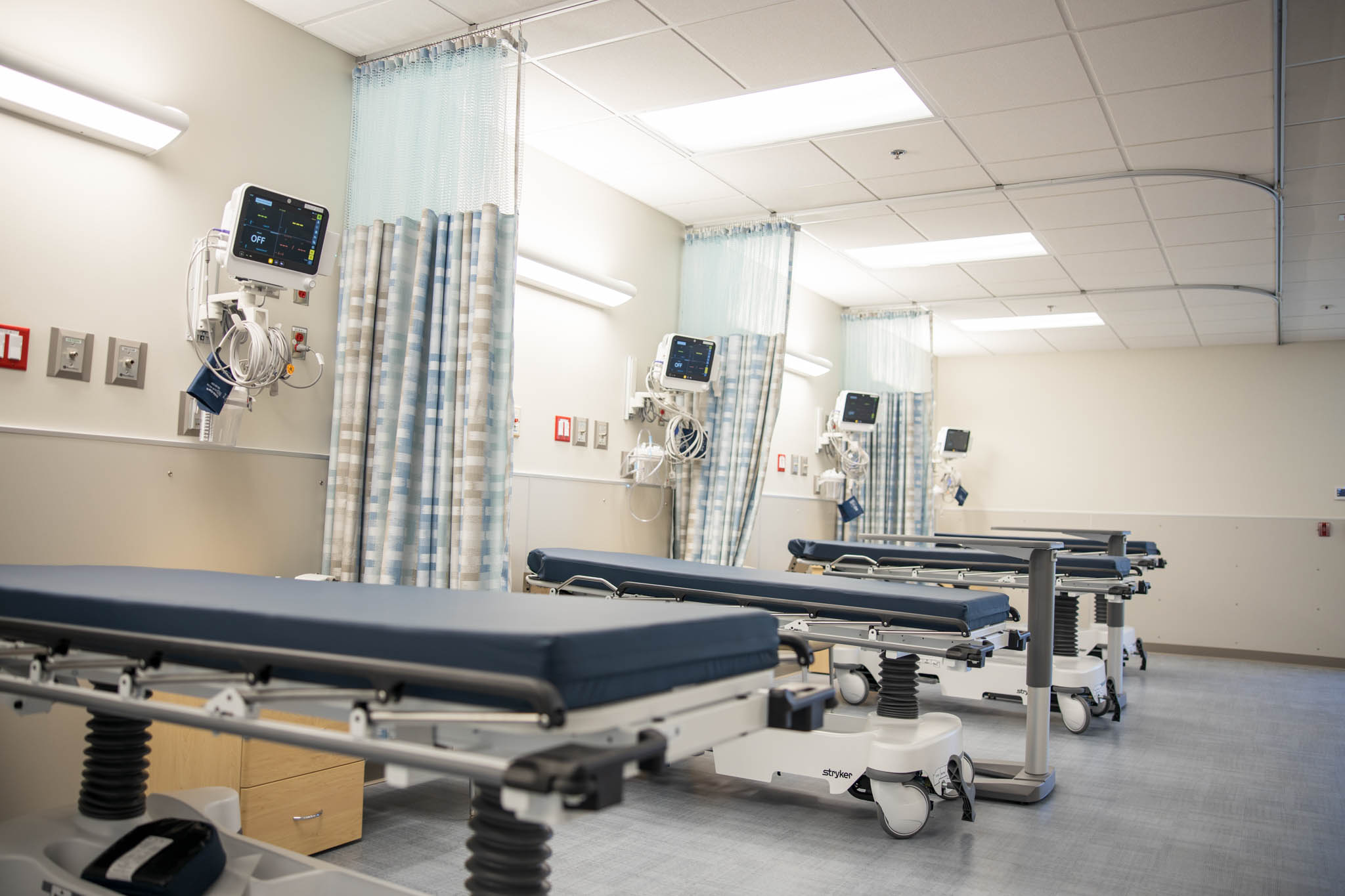 Surgical prep room for Visionary Surgery Center of Nevada